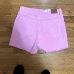Judy Blue NWT  Mid Rise Garment Dyed‎ Pink Fray Hem Shorts 1XL Photo 2