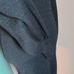 Nine West New Women’s Balloon Sleeve Deep Metallic Green Midi Sweater Dress Photo 5