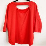 Philosophy Bright Coral Dolman Cropped Sleeve Top Size XS Photo 9