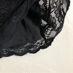 Topshop  Black Lace Fitted Sleeveless Tank Racerback High Neck Mini Dress Photo 6