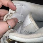 Nike Air Jordan 1 Phat White Wolf Golden Swoosh High Cut Sneaker Size 8 Photo 4