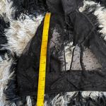 Frederick's of Hollywood  Mesh Top Y2K 2000s Glam Gothic Coquette Black Small Photo 4