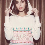 Wildfox  Ugly Christmas Hoodie - EUC Photo 0
