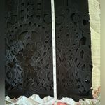 Lulus  Black crochet Lace Mini Dress women large   Hoco Photo 5