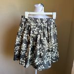 Anthropologie ANTHROPOLOGY moulinette soeurs grey and white cotton and silk mini floral skirt Photo 1