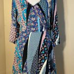 Bebop NWT!  Floral Paisley Mixed Print Faux Wrap Floral Dress Small Photo 0