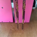 Bebe  Long Dangling Bohemian Brown Women's Earrings New with Tags Photo 3