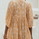 Daughters of India | Kyra Mini Dress in Tangerine | Sz S Orange Photo 1