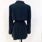 Good American  structured trench blazer with waist tie Photo 4