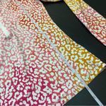 J.Crew ✨ Women’s Pink Orange Cheetah Leopard Rash Guard Small Photo 11
