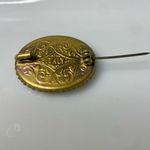 Antique 1920s Italian Micro Mosaic Floral Brooch β Oval, 1.25β Red Photo 7