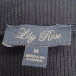 Lila Rose Lily Rose long sleeve ribbed black dress Photo 1