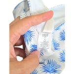 Carolina Constas Bikini Bottom White Blue Palm Size Large NEW Photo 4