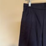 Akris Punto  Wool Blend Francoise Slim-Straight Pants in Navy Blue 4 Photo 3