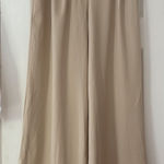 Princess Polly Cream Wide Leg Trousers Size 4 EUC Photo 0