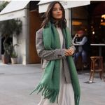 Mango  Oversized Houndstooth Blazer Brown Black Longline Jacket Medium Photo 1