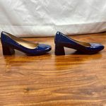 Heel the World Dress Pumps Block Heel Square Toe 9 Blue Photo 2