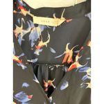 Lush Clothing LUSH Flowy Abstract print Long sleeve Mini dress Black Multicolor Sz S LIKE NEW Photo 2