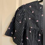 Bimba Y Lola Smocked Babydoll Top Size S White Photo 2