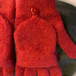 Steve Madden Cozy Red Mittens Fingerless Gloves Photo 2