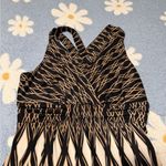 Soma  Black and Cream Diamond Maxi Dress Photo 2