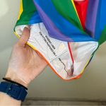 Tipsy Elves ✨  Rainbow One Piece Swim Suit Halter Women’s Medium Photo 9