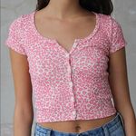 Brandy Melville Pink Cheetah Zelly Top Photo 0