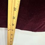 Velvet Skirt Size 14 Burgundy Holiday Party Whimsigoth Luxe Grunge Vintage 90s Purple Photo 2