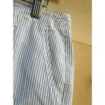 Lands' End Womens Pants Cropped Size 10 Seersucker Clam Digger Summer Cotton Photo 5