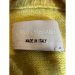Zadig & Voltaire  Cashmere Sweater Yellow Burgundy Logo size M Photo 12