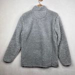 Southern Shirt The  Co. Sherpa Fuzzy Fleece Gray 1/2 Zip Pullover Sweater Size S Photo 5