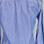 Liz Claiborne Button Shirt Blouse Sz Medium Minimalist Minimal Preppy Coastal Photo 4