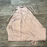 ANINE BING  Leslie Soft‎ Pink Silk Halter Top Sz Small Blouse Photo 3