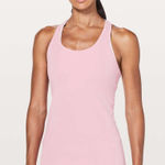 Lululemon Cool Racerback II Tank Nulu Rose Tea Pink Size 8 (No Tag) Yoga Gym Photo 0