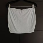 Baby Blue Soft Bodycon Pull On Mini Skirt Elastic Waist Women’s Sz M NWOT Size M Photo 1