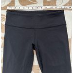 Lululemon ‎ Black Crop Leggings Athletic Wear Size 4 Photo 6