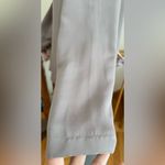 Via Seta Studio Taupe Light 1 Button Jacket 100% Silk Satin Long Sleeves Sz M Size M Photo 2