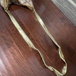 Shea Shea Vintage Gold and Cream Metal Mesh Slouchy Shoulder Bag Purse Photo 8