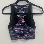 Lululemon Break Free Cropped Layered Tank Top Sports Bra size 6 Multicolor/Black Photo 3