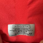 Athleta  Performance Jacket/Top Womens Size XS Coral Pink 1/4 Zip Thumb Holes Photo 3