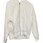 Gap NWT  White Cream Fuzzy Sherpa Hoodie Full Zip Jacket Cozy Fuzzy Sweater‎ XL Photo 0