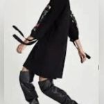 ZARA  Knit Embroidered mini Dress Sizes S‎ Photo 2