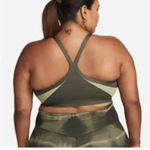 Nike  Pro Dri-Fit Indy Sports Bra in Olive Green 1X Photo 1