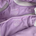 PacSun NWT Ribbed Triangle Bikini Set Purple Medium Racerback Lavender Photo 9