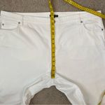 Eileen Fisher  Organic Cotton‎ Denim Wide Leg Jeans White 2X Photo 8