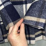 Women’s Mossimo Wool Blend Plaid Mid Length Hooded Coat Size Small Photo 2