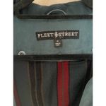 Fleet Street Vintage Teal Longline Coat | Women’s M Spring Jacket Lined Parka Photo 7