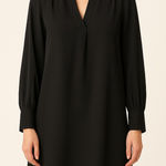 H&M Black Long Sleeve Dress Photo 0