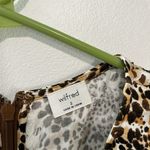 Wilfred Aritzia Baroque Animal Print Mini Long Sleeve Dress Size 2 Photo 5