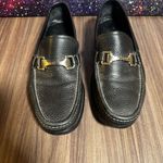 ALLEN EDMONDS Firenze Horse Bit Loafers Black Pebbled Leather Italy Men Sz 13 Photo 2